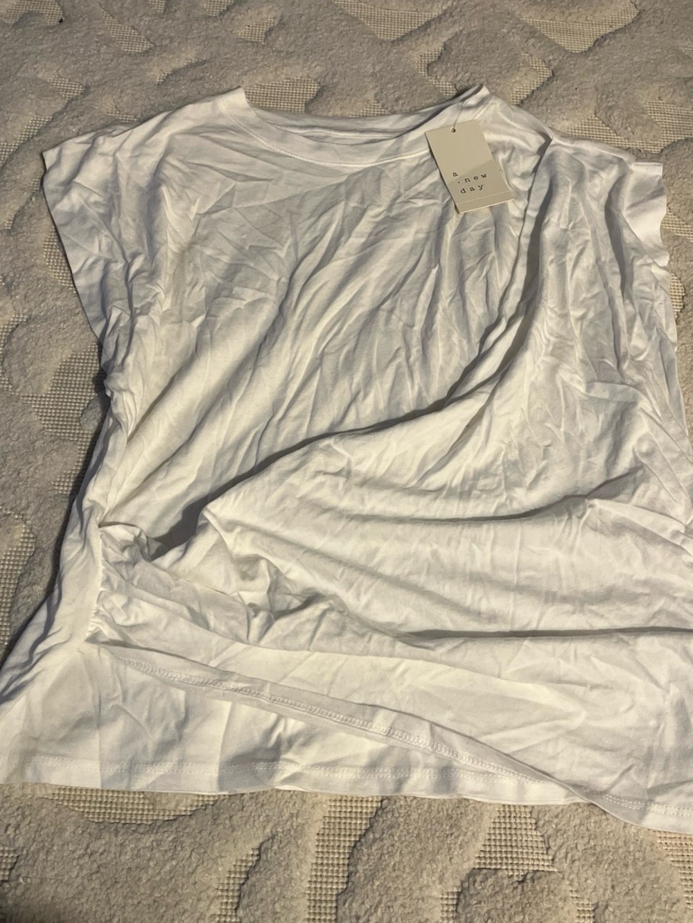 a new day White Short Sleeve Crew Tee